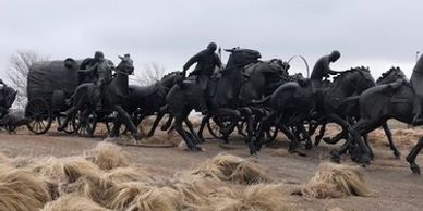 (365’ long; 45 life and a half elements), Bronze, Commissioned by the Centennial Committee, State of