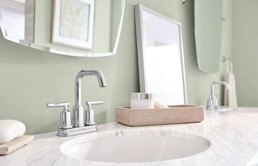 Round under mount bathroom sink white