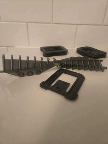 1970s fabric loom parts 200 of each made 
pc and  nylon carbon fiber 