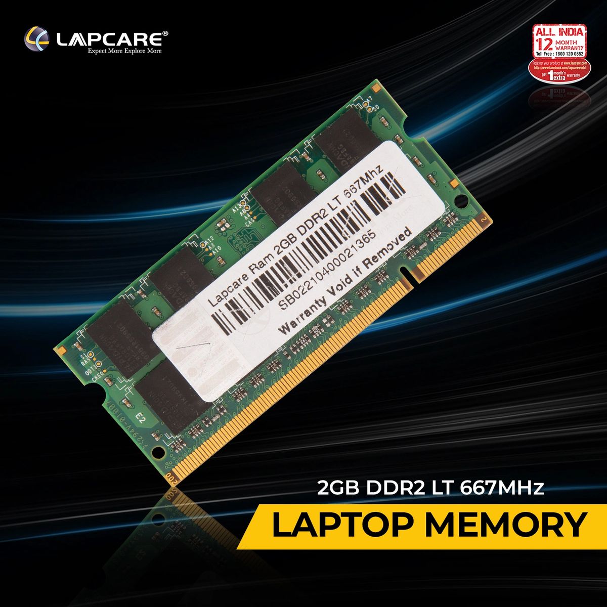 RAM 2GB DDR2 LAPTOP 667 MHZ