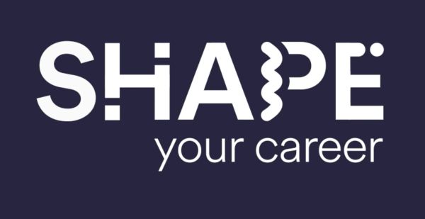 Logo with text 'SHAPE your career'