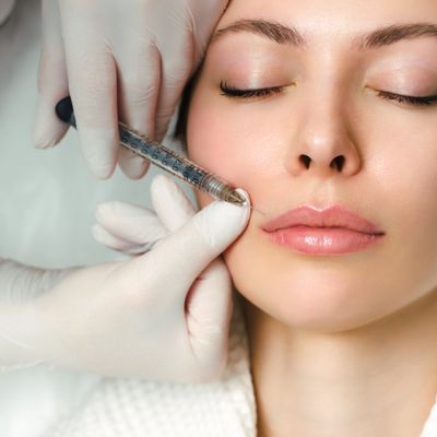 woman getting a Botox treatment
