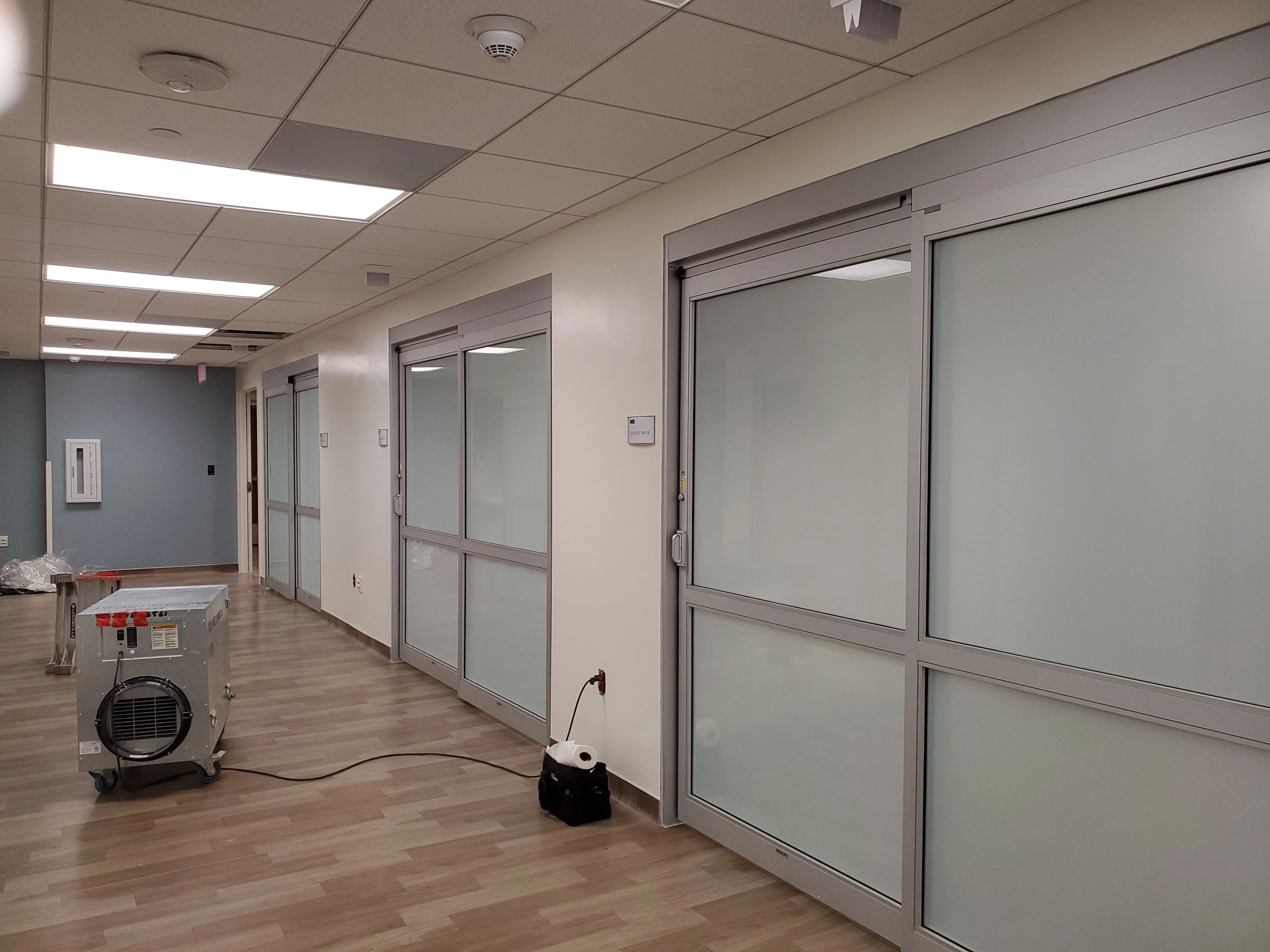 Frosted Office Partition