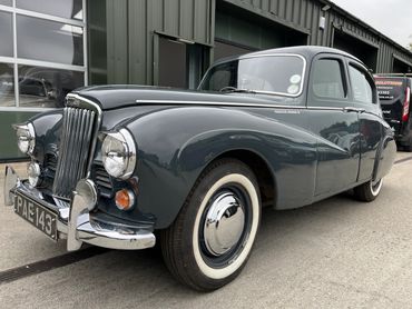 Very stylish Sunbeam Talbot 90, 2 owners from new, now sharing garage space with a pre war Sunbeam a