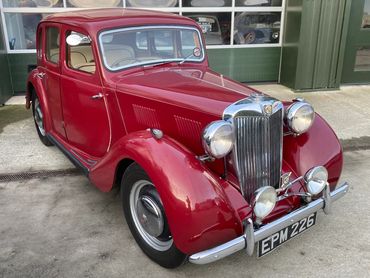 A really lovely MG Y type saloon, rehoused with a new, loving family and renamed Ruby!