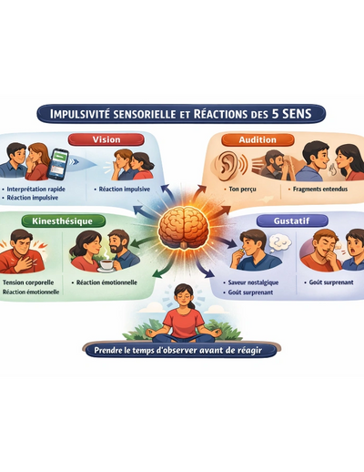 5 sens, réactions, etats physiques