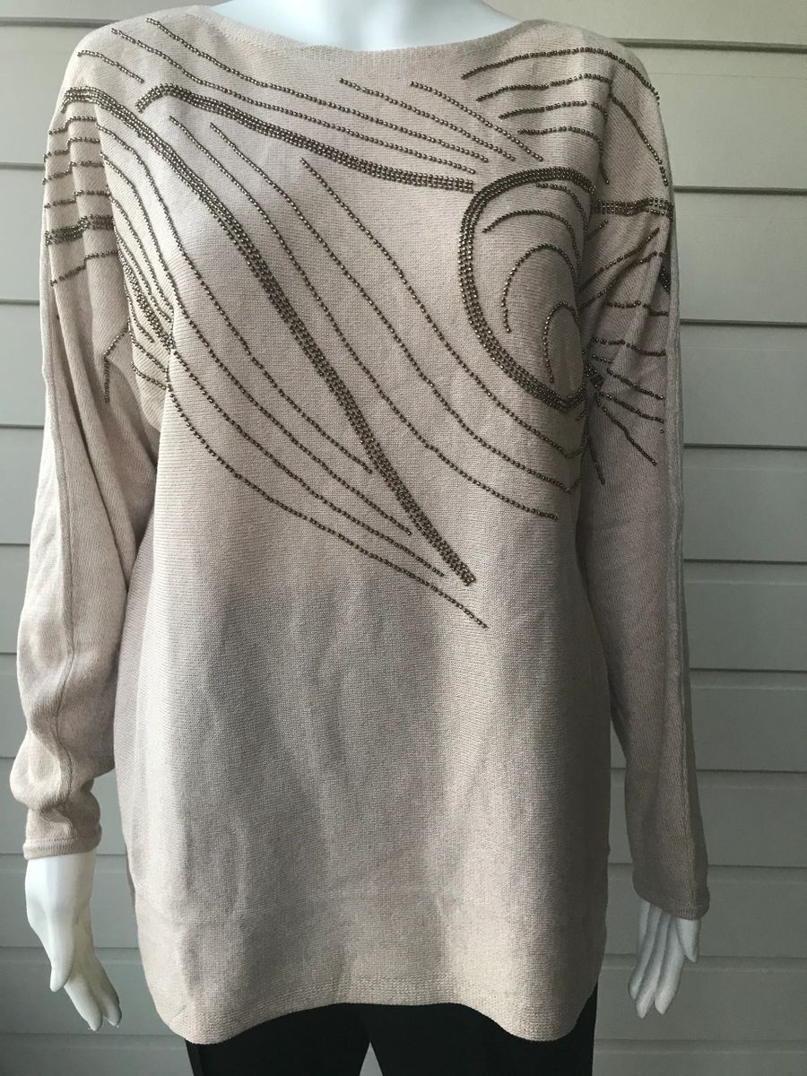 Metal Bead Jumper/Top