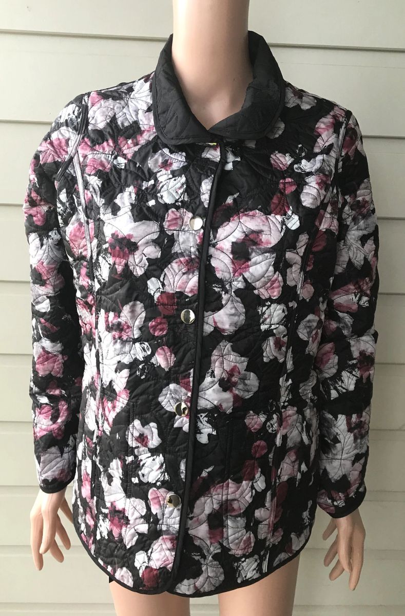 Margaret Floral Reversible Quilted Jacket in Pink (4-12yrs)
