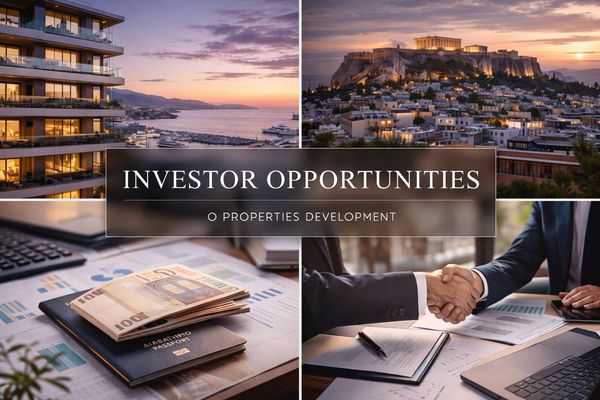 Collage highlighting real estate investment opportunities and property development.