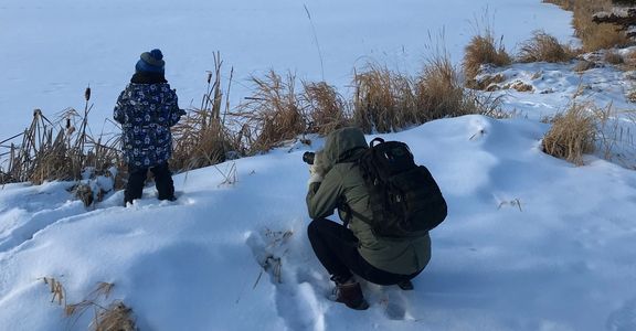 Taking side portraits of my son at a lake, it was a chilly day, but gorgeous non the less.