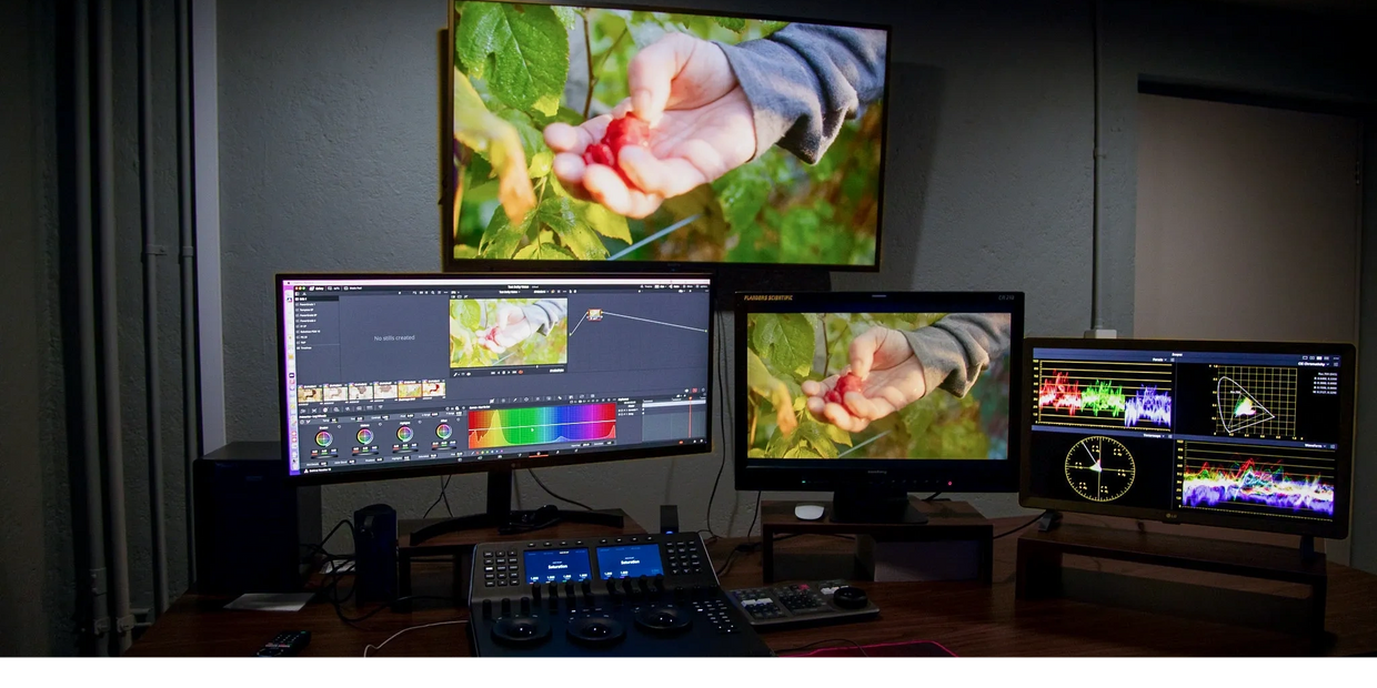 Color Grading en proceso