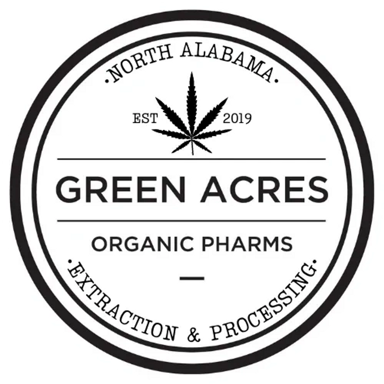 Green Acres Dispensary florence Alabama logo
