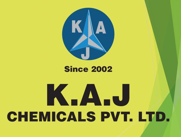 Logo of K.A.J Chemicals Pvt. Ltd. with establishment year 2002.
