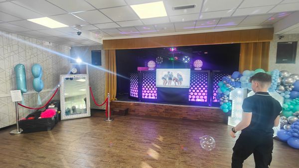 Goldborne sports and social club DJ and magic mirror photo booth 