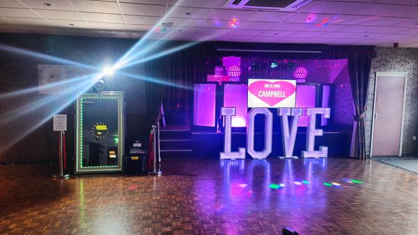 St Oswald's Warrington DJ and magic mirror photo booth 