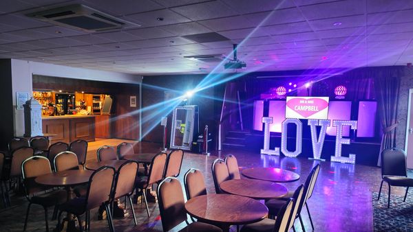 St Oswald's Warrington DJ magic mirror photo booth love letters 