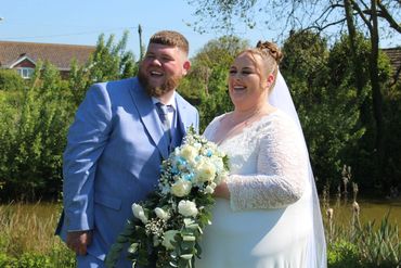 Mr and Mrs salt wedding 