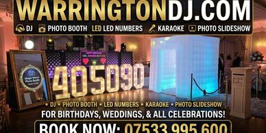Dj and photo booth packages price guide non wedding

