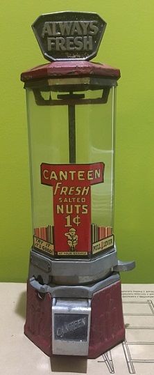 The Great Imperial Nut Machine, Vintage Peanut Machine, Vintage Candy  Dispenser 