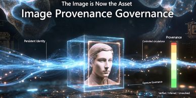 Digital image governance showcasing provenance and identity management.