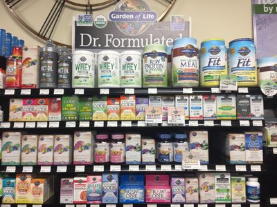 Garden of Life organic supplements and powders