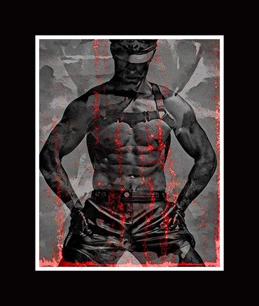 Acrylic/Ink/Screen Printed Original Work by artist Tony Lynn. 
16"x20" on canvas
$1500.00