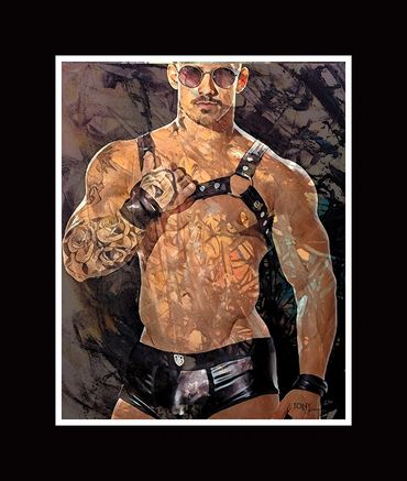 Acrylic/Ink/Screen Printed Original Work by artist Tony Lynn. 
16"x20" on canvas
$1500.00
