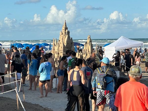 Welcome to the wonderful world of sandcastles.. By Scott Dodson & Co. South Padre Island Texas, Sand