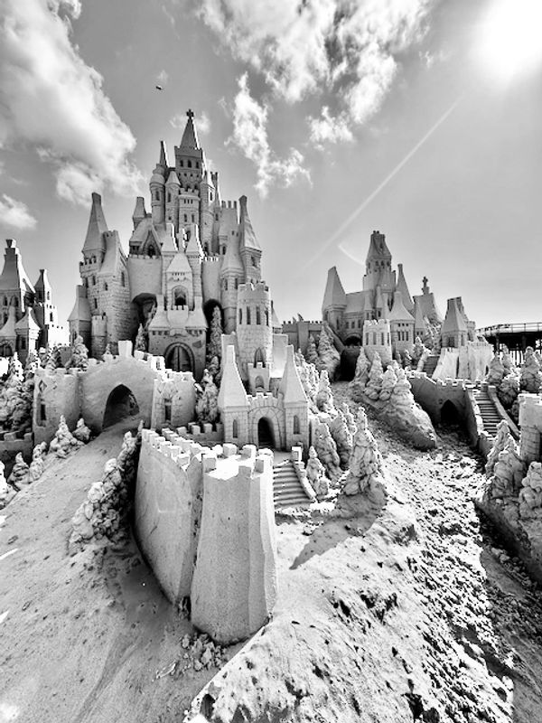 Welcome to the wonderful world of sandcastles.. By Scott Dodson & Co. South Padre Island Texas, Sand
