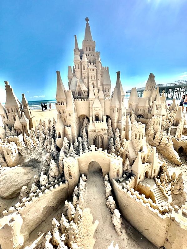 Welcome to the wonderful world of sandcastles.. By Scott Dodson & Co. South Padre Island Texas, Sand