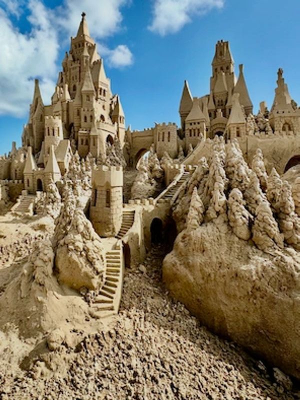Welcome to the wonderful world of sandcastles.. By Scott Dodson & Co. South Padre Island Texas, Sand
