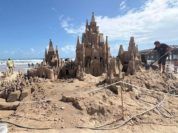 Welcome to the wonderful world of sandcastles.. By Scott Dodson & Co. South Padre Island Texas, Sand