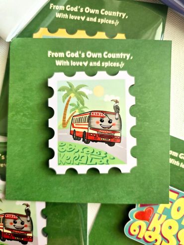 Kerala KSRTC Bus Magnet