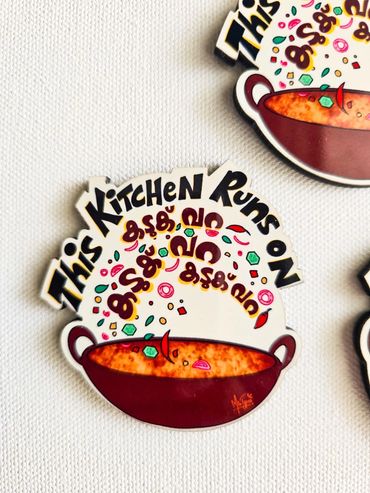 Kerala Kitchen Fridge Magnet - Kaduku Vara