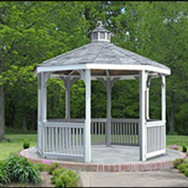 Gazebo Vinyl w/wood , Also servicing Smith Town New York. 