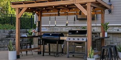 Pergola by Backyard Discovery Saxony XL Grill Gazebo