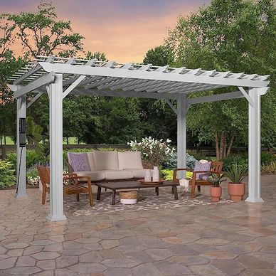 Steel Pergola installed in Masapequa Long Island 