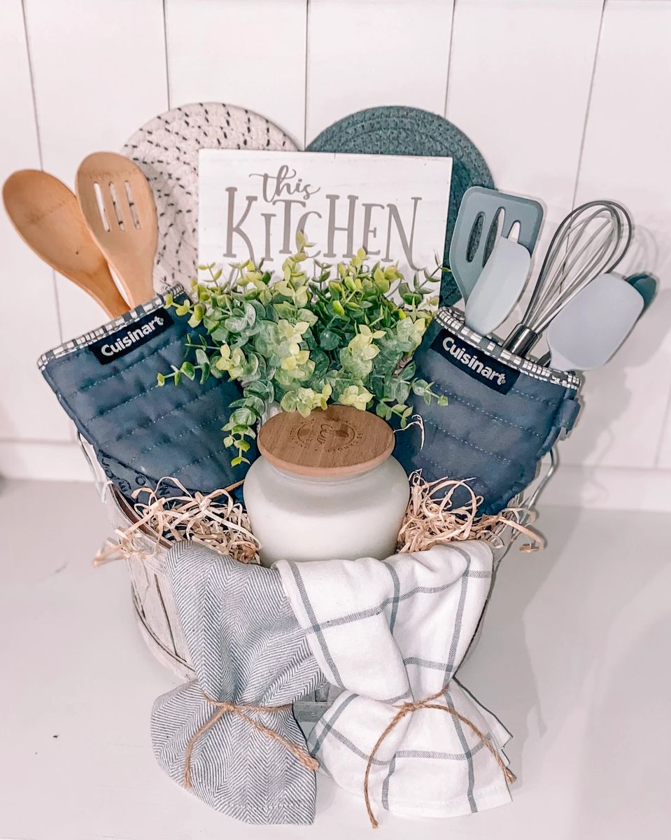 Kitchen Gift Basket (For Birthday, Thank You, Anniversary, New Home, Etc...)