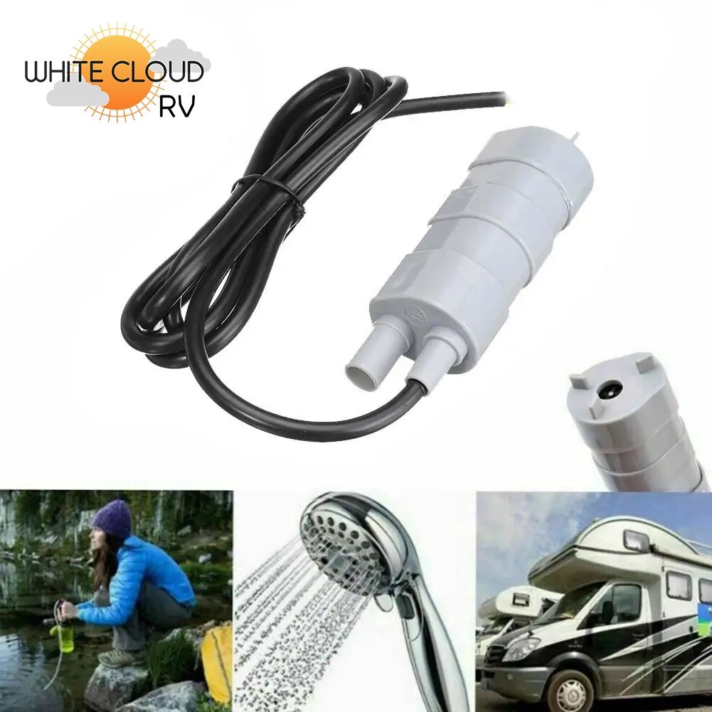 12V High Flow RV/Caravan Submersible Water Pump Toilet Flush