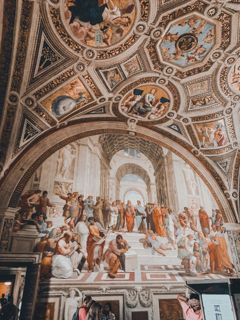 Fresco by Raphael. School of Athens