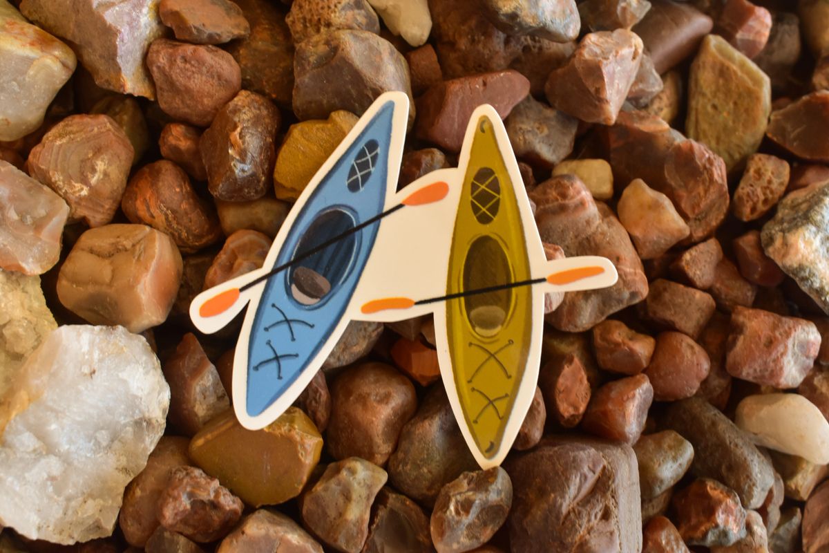 Kayaks Sticker