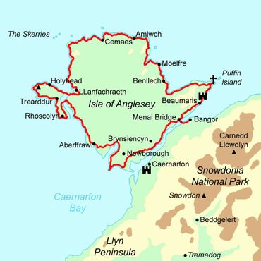 A view of Anglesey- Traeth Arian cottage
