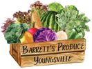 Visit Barrett's Produce in Youngsville for delicious fruits, vegetables and more!