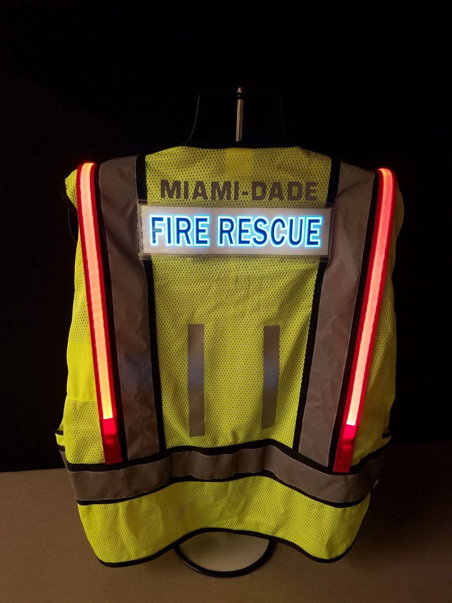Fire Fighter, EMS Expandable safety vest