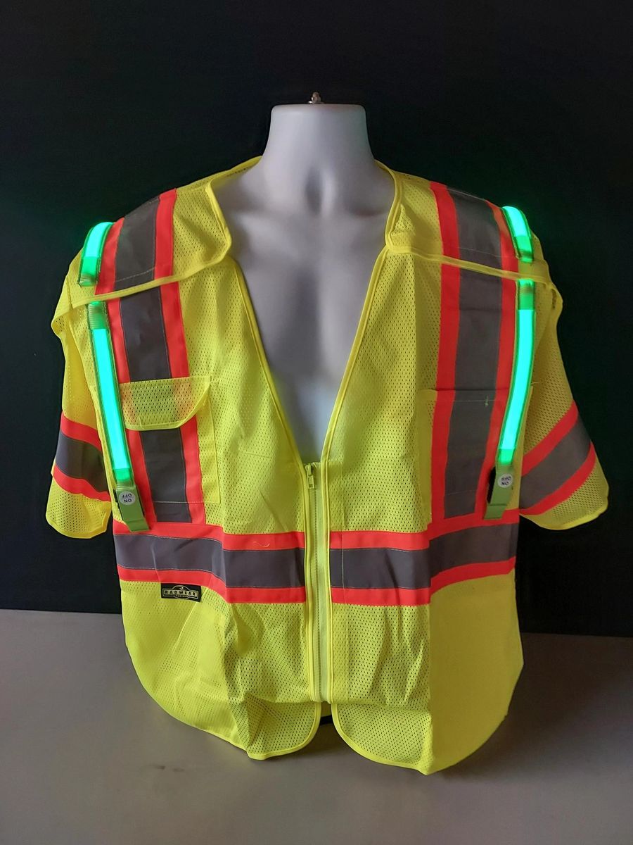 ANSI 2 and 3 breakaway LED safety vests for everyday use