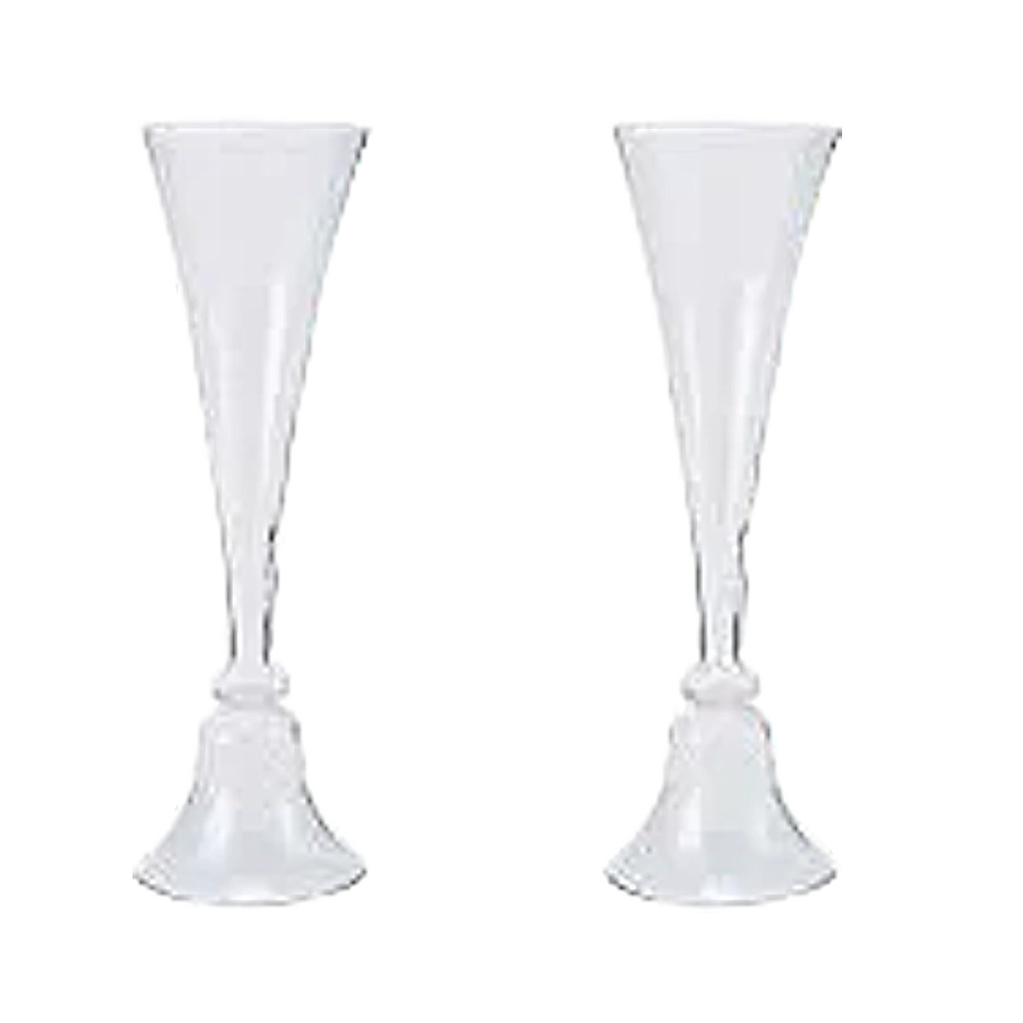 Trumpet vase 24" 
QTY 10 
rental fee $25 each 