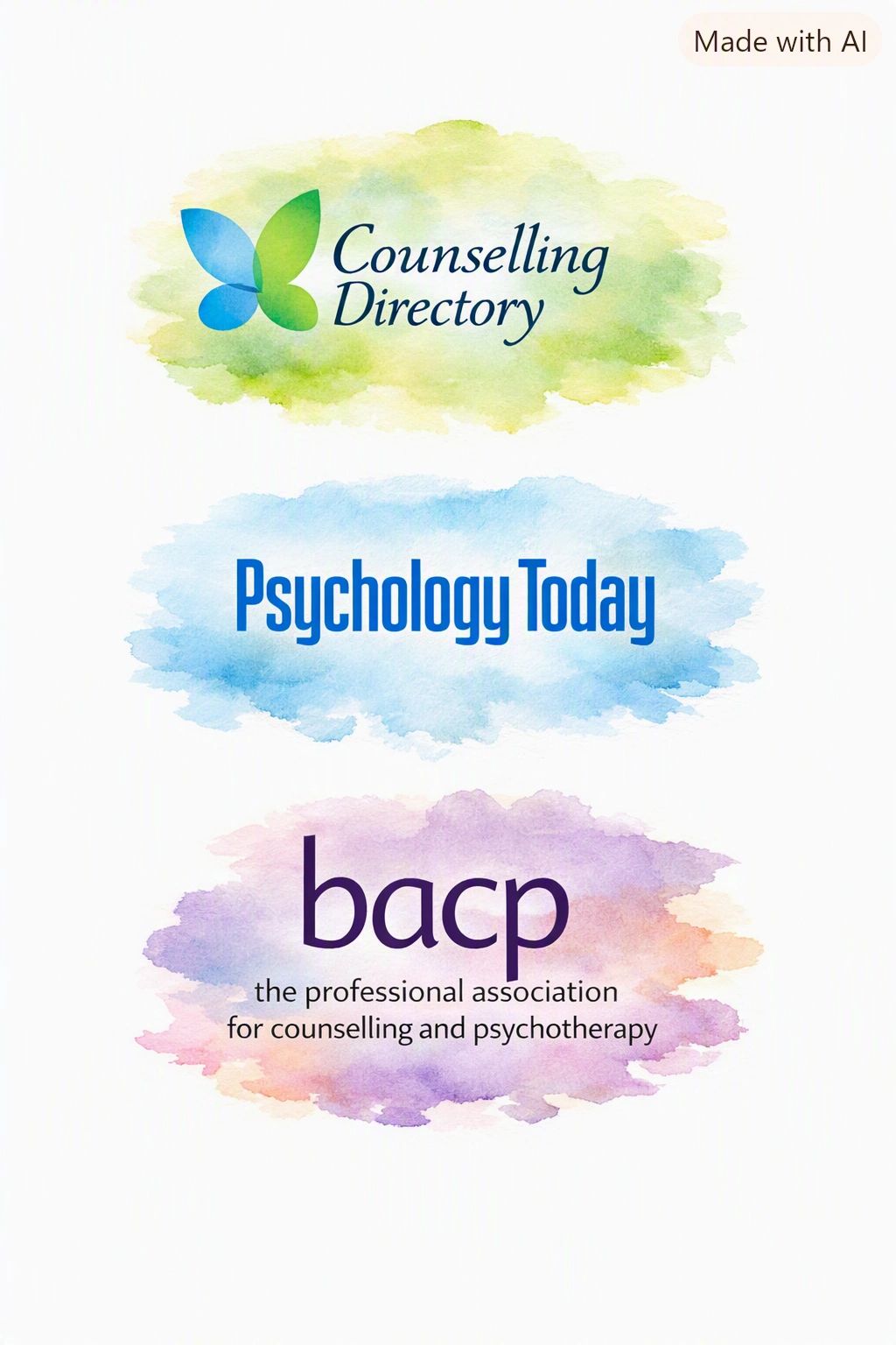 Registered therapist and member of Counselling Directory, Psychology Today and BACP directories 
