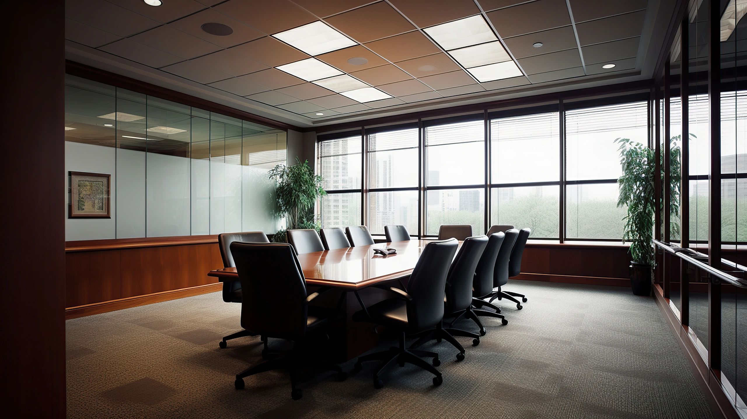 Professional law firm conference room representing bookkeeping and trust accounting services