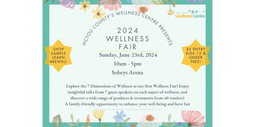 This photo shows information about the Wellness Fair held on June 23, 2024.