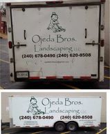 Landscape Trailer Lettering